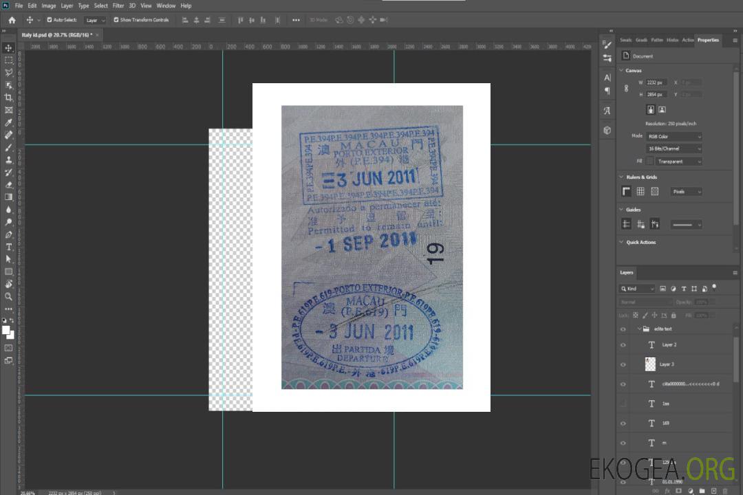 TIMBRE DE VISA DE Macao template TIMBRE DE VISA DE Macao template